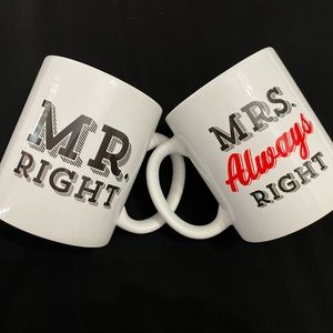 Mr & Mrs Coffee Mugs